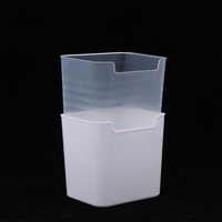 Creative Pencil Organizer Large Capacity Pen Holder Solid Color Desktop Storage Box Simple Stationery Box Office Supplies