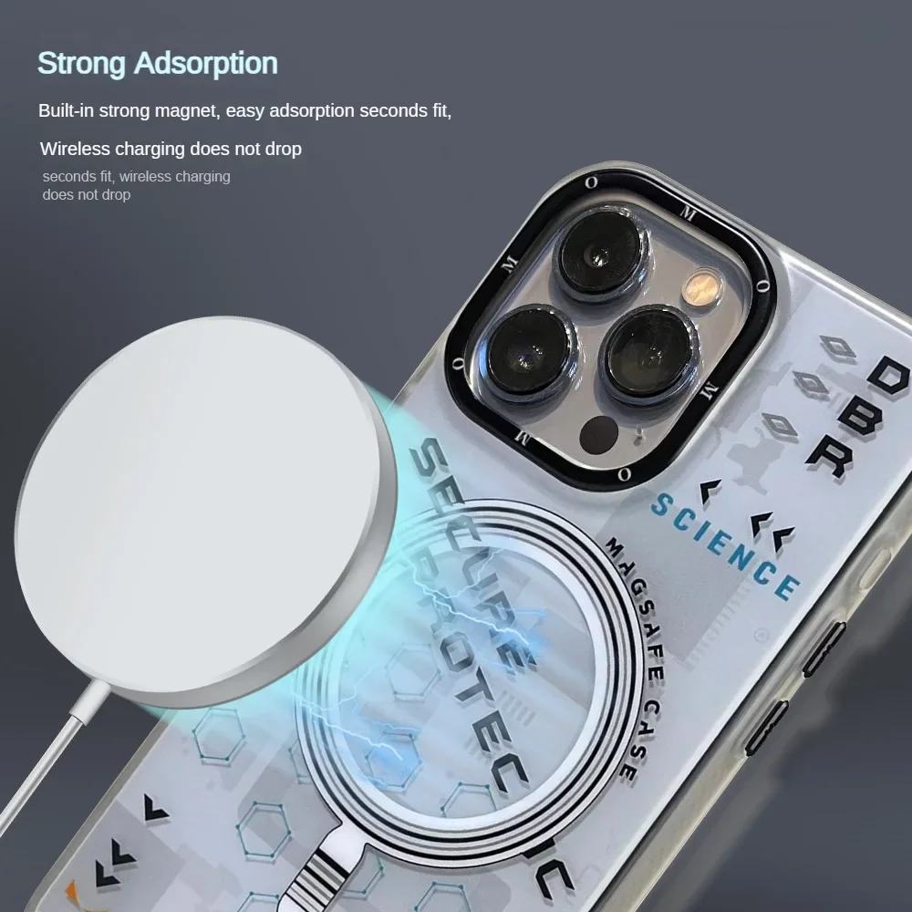 Luxury Ultra-Thin Matte Case For IPhone 16 15 Pro Max 14 13 12 11 Magsafe Magnetic Wireless Charging Shockproof Protection Cover image 3