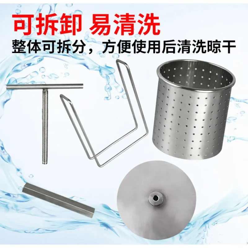 304 Stainless Steel Manual Press Grape Fruit Juicing Juice Residue Separation Vegetable Stuffing Extruder