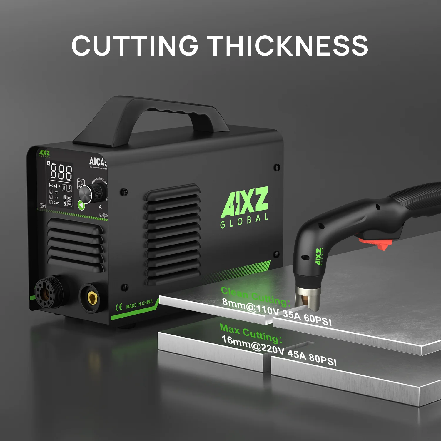 AIXZ Original Cutter 220V Digital Inverter IGBT Cut Plasma Ctutter  Equipment Air Filter Regulator Cutting Machine AIC45II 2T/4T