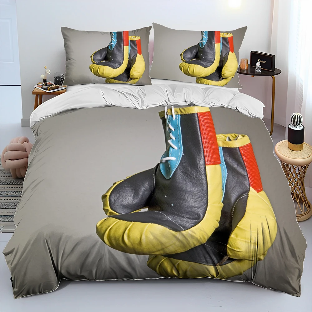 HOUKIG Panda rosso 3D Set Di Biancheria Da Letto Per 3 Pezzi Per Adulti E Bambini Inverno Con Chiusura Lampo Ltto Con Copripiumino E Federa MicrofibraSingle(135x200cm