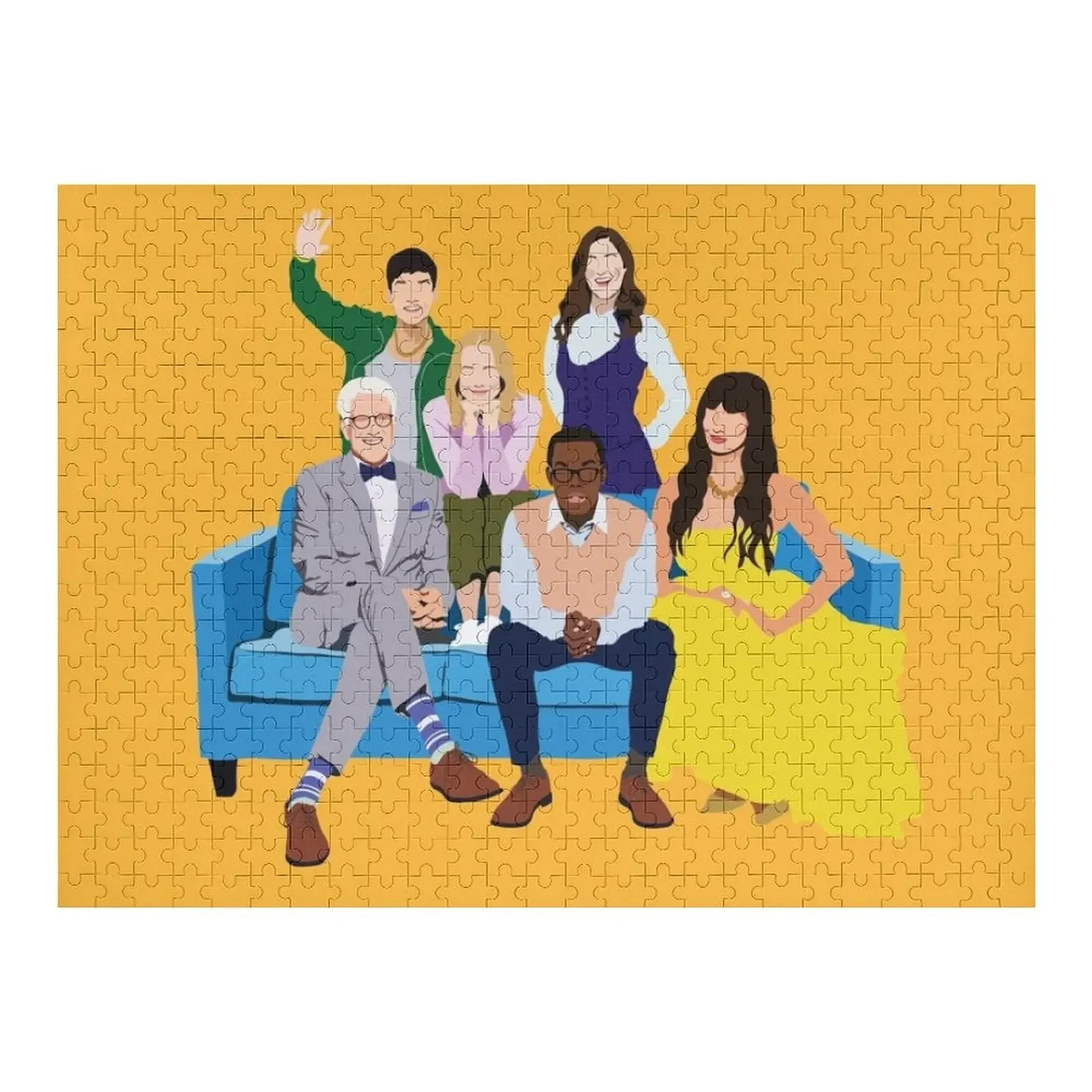 

The Good Place персонажи головоломка новые игрушки для детей 2022 животные с фото персонализированные подарочные идеи головоломка