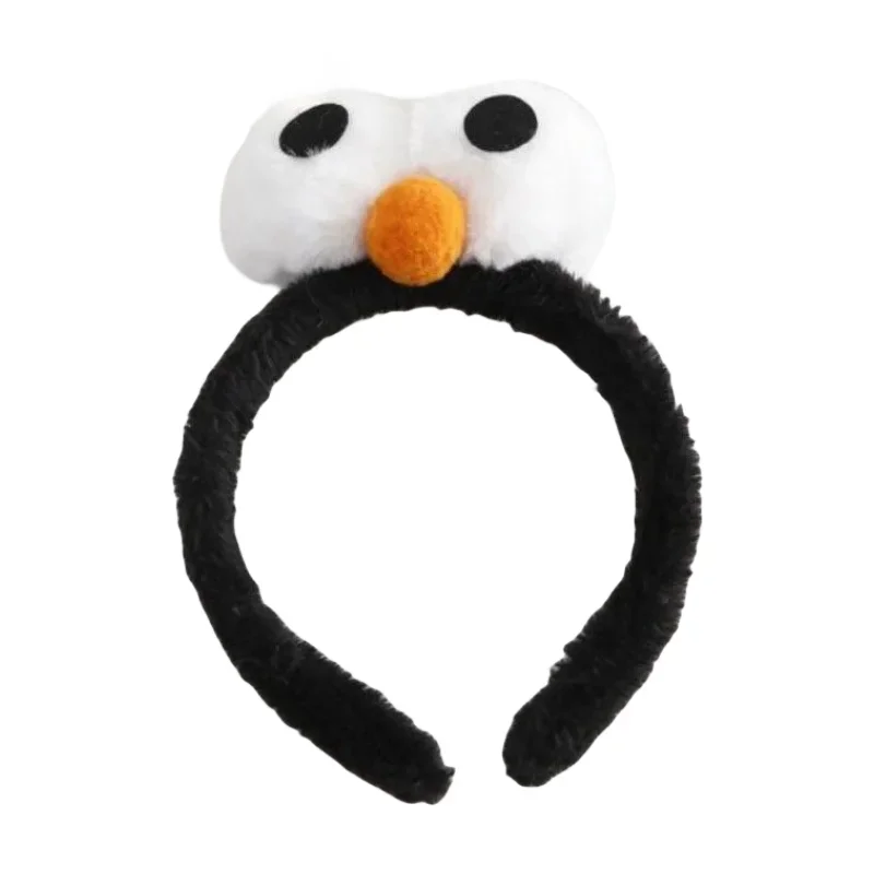 Sesame Street Cute Cartoon Headband Plush Big Eyes Selling Cute Selfie Funny Face Washing Pressed Hair Bundle Headwear Female