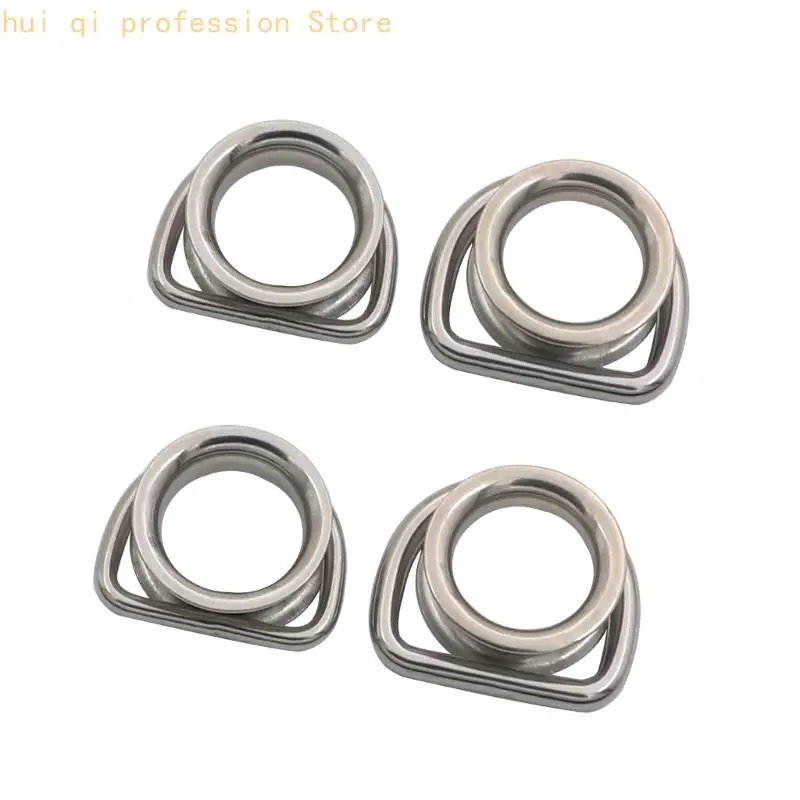 Terrassen-Sonnensegel-Hardware, Edelstahl-Kausch-Eck-D-Ringe, 2-teiliges Set für Außenabdeckungsverbindungen, verwenden Sie H8WE – Detail 8