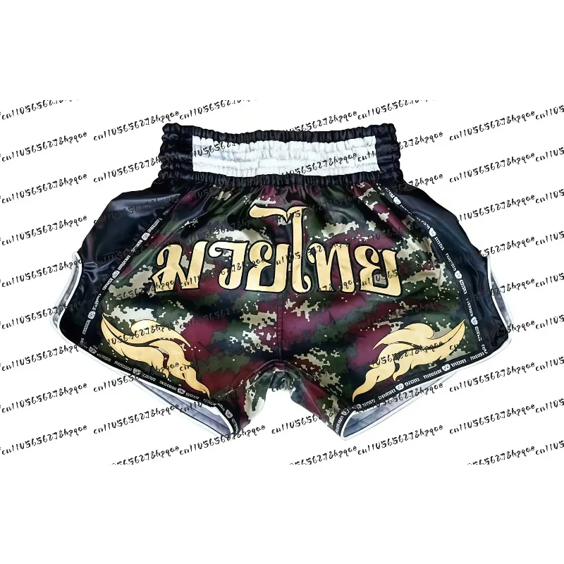 

2026 Traditional Muay Thai Shorts, Men's and Women's Mixed Martial Arts, Boxing Training Suits, Sports Fighting, Taekwondo Pants