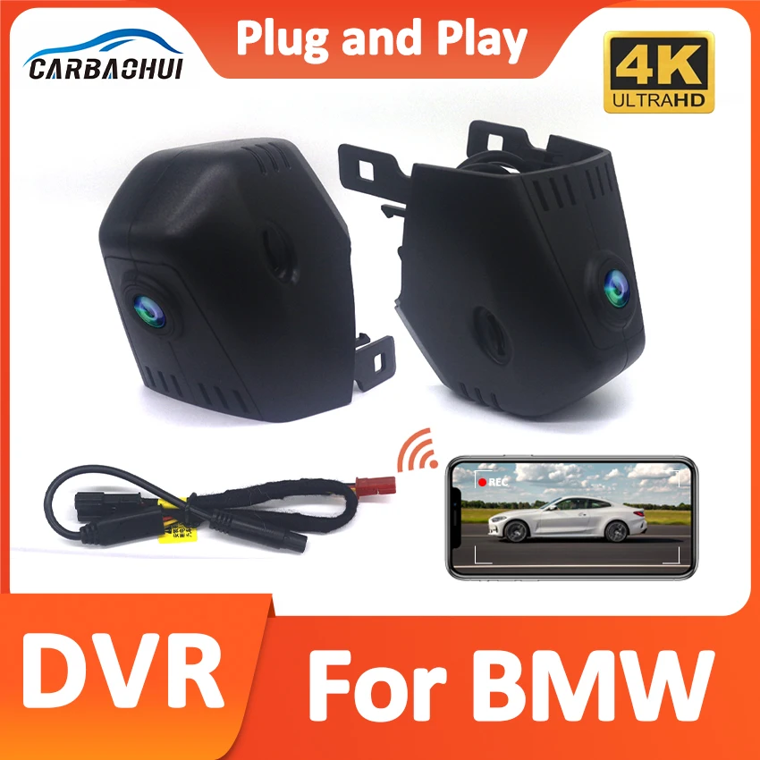 

4K UHD 2160P Plug and Play WiFi Car DVR Video Recorder Dash Cam For BMW 5Series G30 G31 7Series G11 G12 2017-2021 Front DashCam