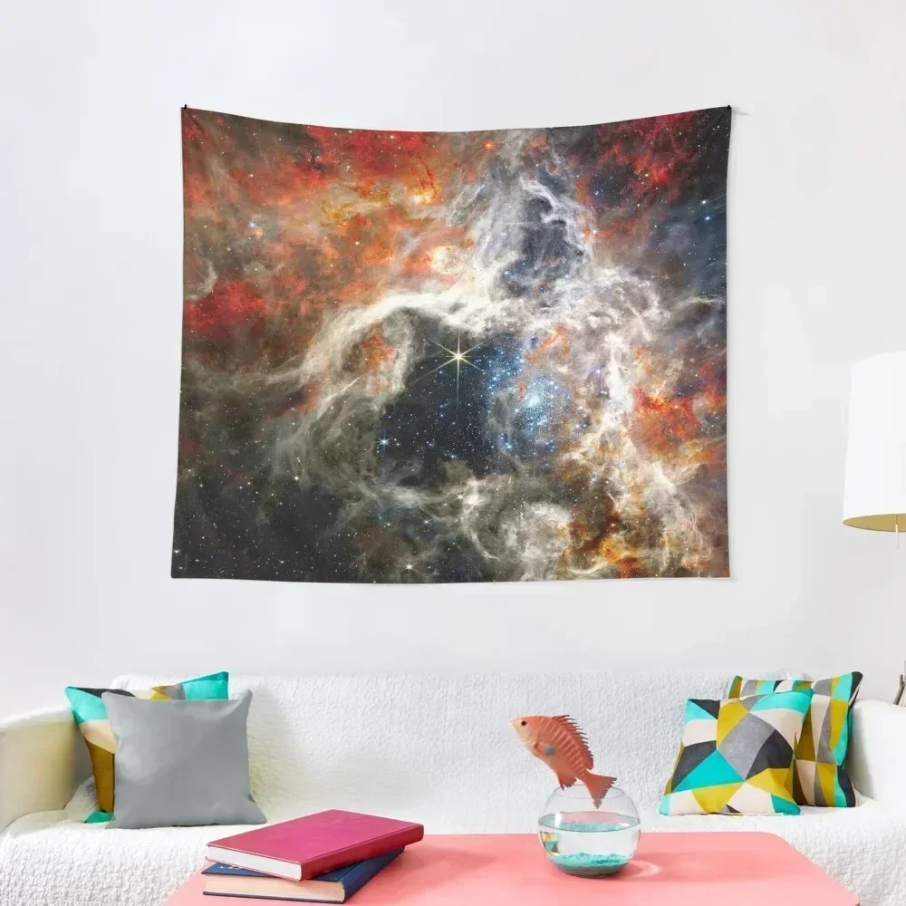 

NEW Tarantula Nebula JWST James Webb Image - High Quality Tapestry Room Decoration Accessories Wall Coverings Tapestry