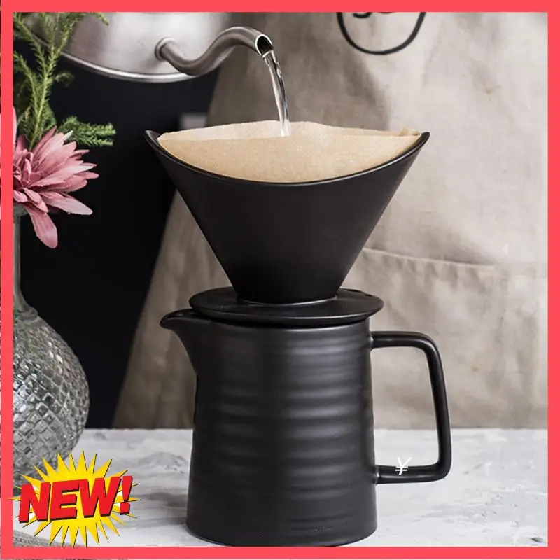 

B17C 1-2 Cups Coffee Dripper Pour Over Coffee Maker Set For Coffee Filter Hand Brew Espresso Pot Coffeeware