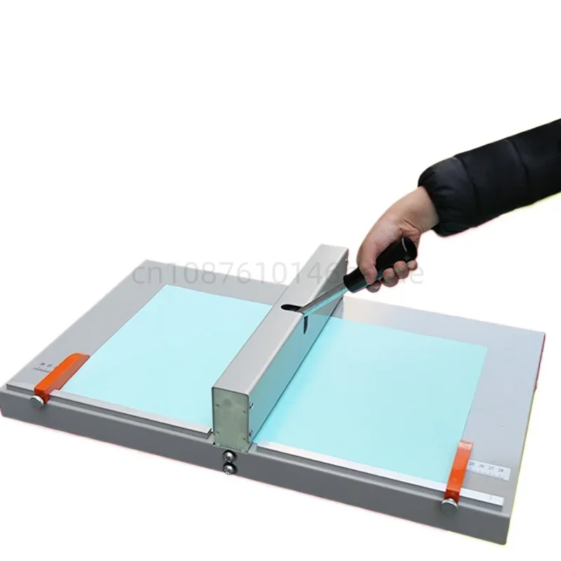 A3 +paper Creaser Paper Creasing Machine Manual Paper Folding Machine, 350 Paper Grater with Crimping Length 351mm