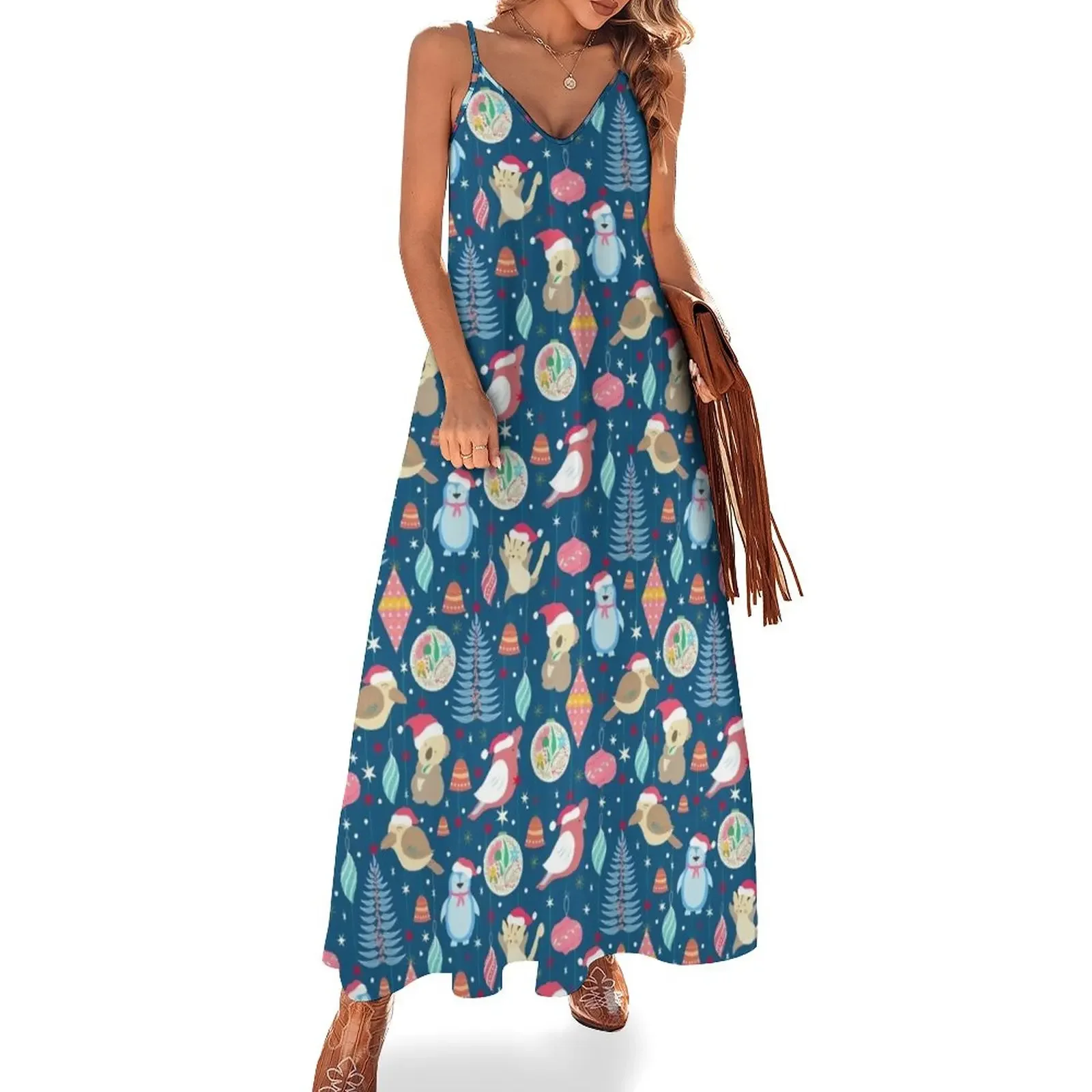 

Australian christmas Sleeveless Dress dresses summer party dress women elegant luxury ceremony dresses Dress
