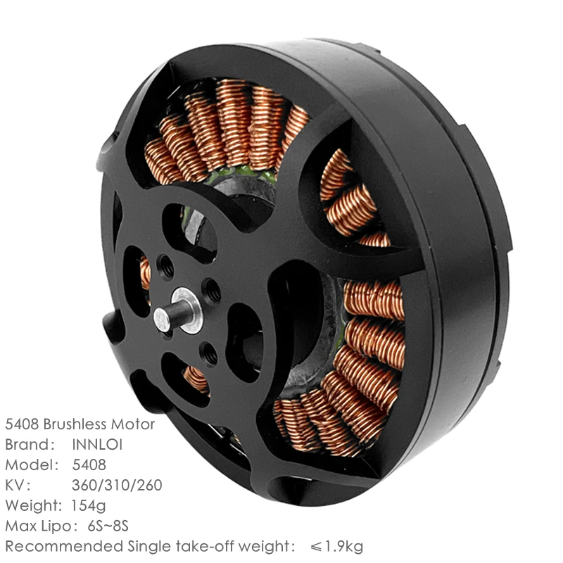 XAERO 5408 260KV 310KV 360KV Brushless Motor for 17 18 inch Prop Multicopter UAV