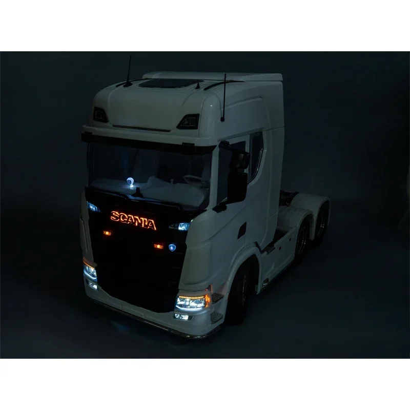 LED Simulation Glowing Logo for 1/14 Tamiya RC Dump Truck SCANIA 770S 56368 56371 Car Accessories