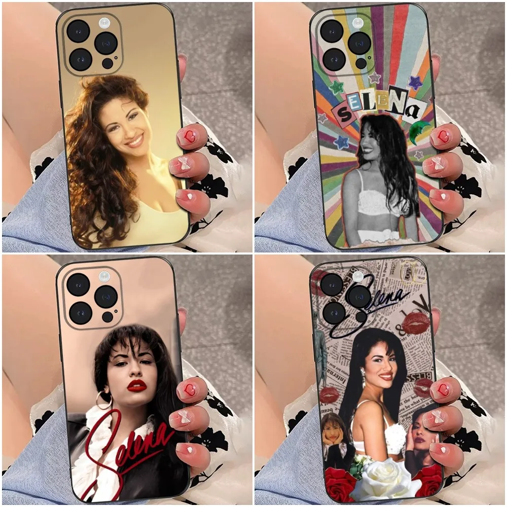 Singer Selena Quintanilla  Phone Case For iPhone 16,15,14,13,12,Pro,Max,11,7,8,Plus,XR,XS Max Shockproof Silicone Soft Shell