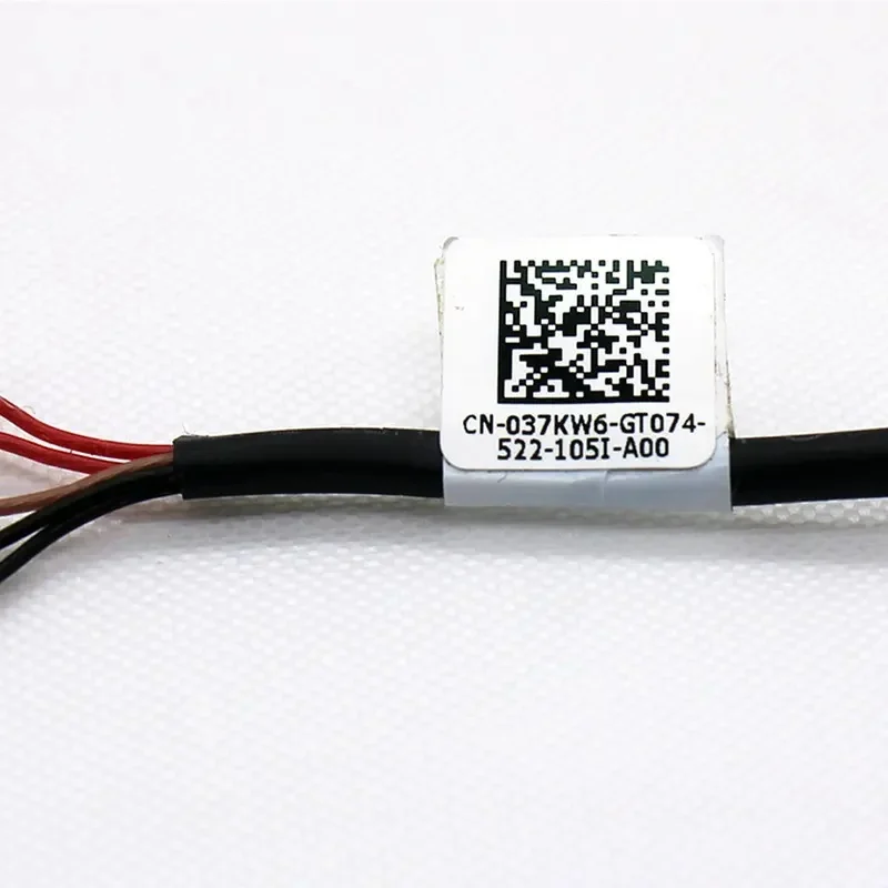 For Dell Inspiron 17 5755 5758 5759 P28E P64G Laptop DC Power Connector Jack DC-IN Charging Flex Cable 037KW6 DC30100UB00