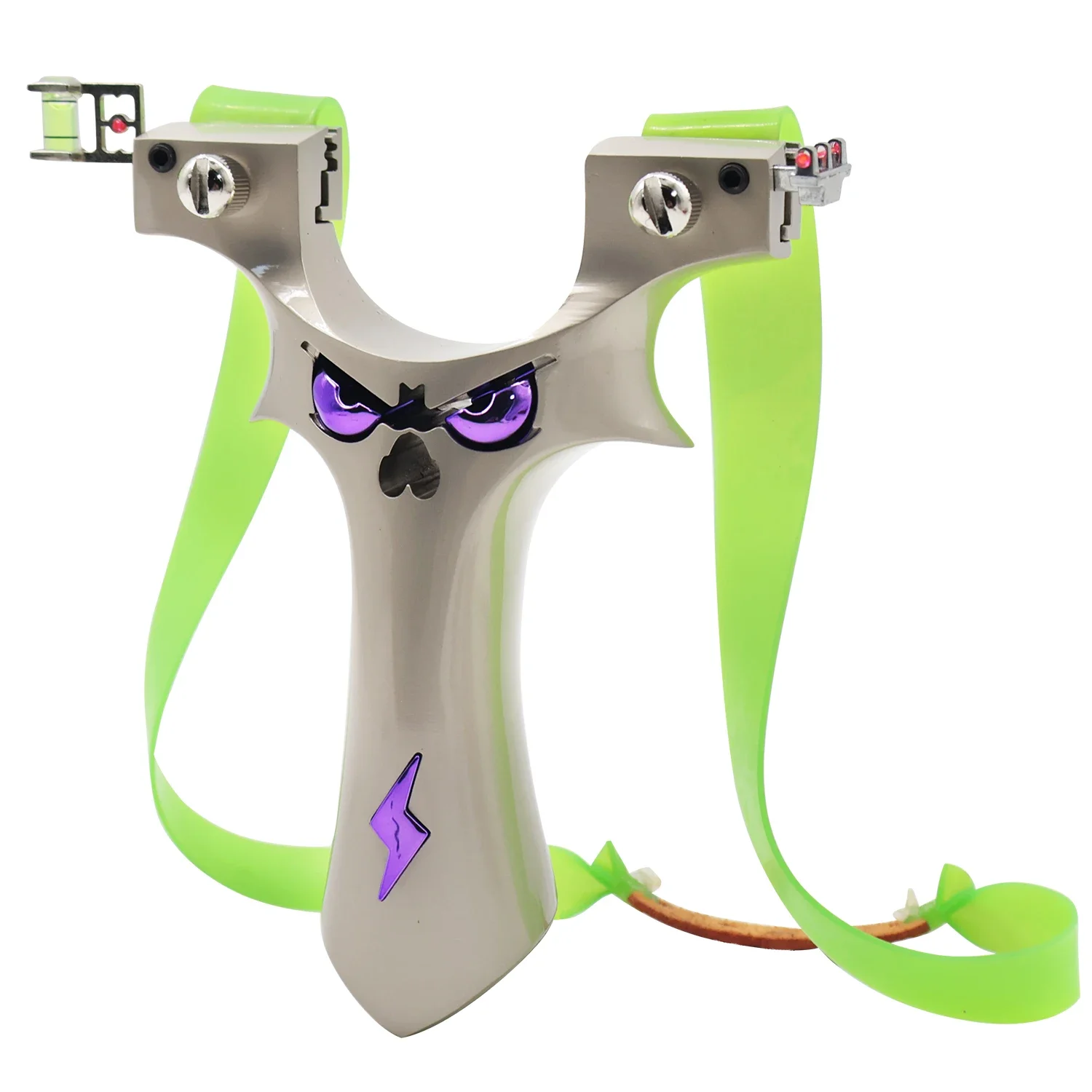 

9025 Aluminum Alloy Purple Lightning Slingshot Professional Shooting Hunting Metal Slingshot High Quality OTT Sling