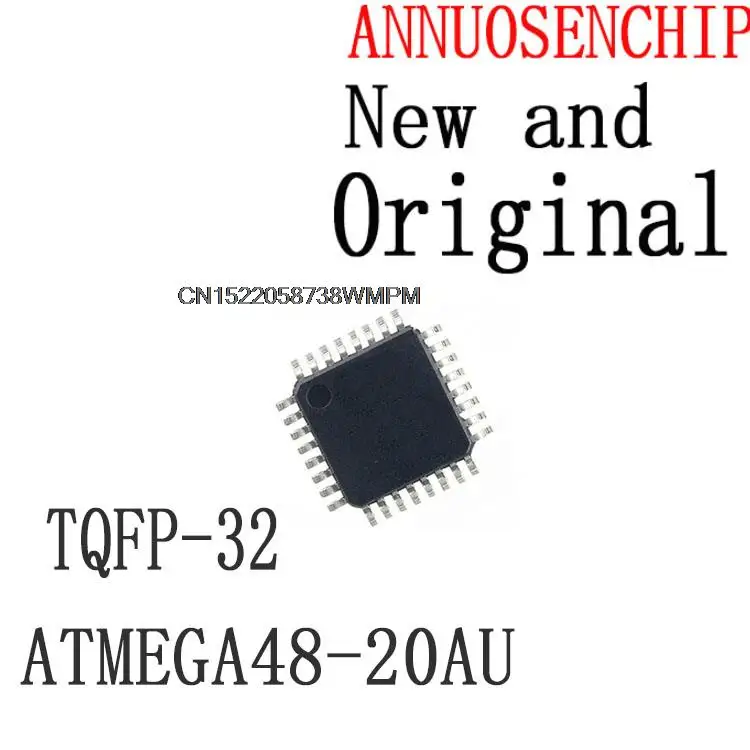 PCS New and Original ATMEGA48  TQFP-32 ATMEGA48-20AU