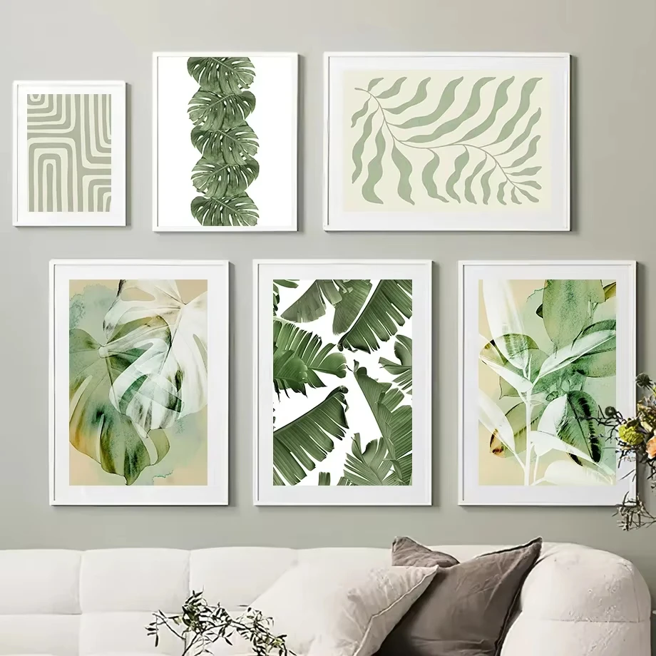 Palm Leaves Green P…