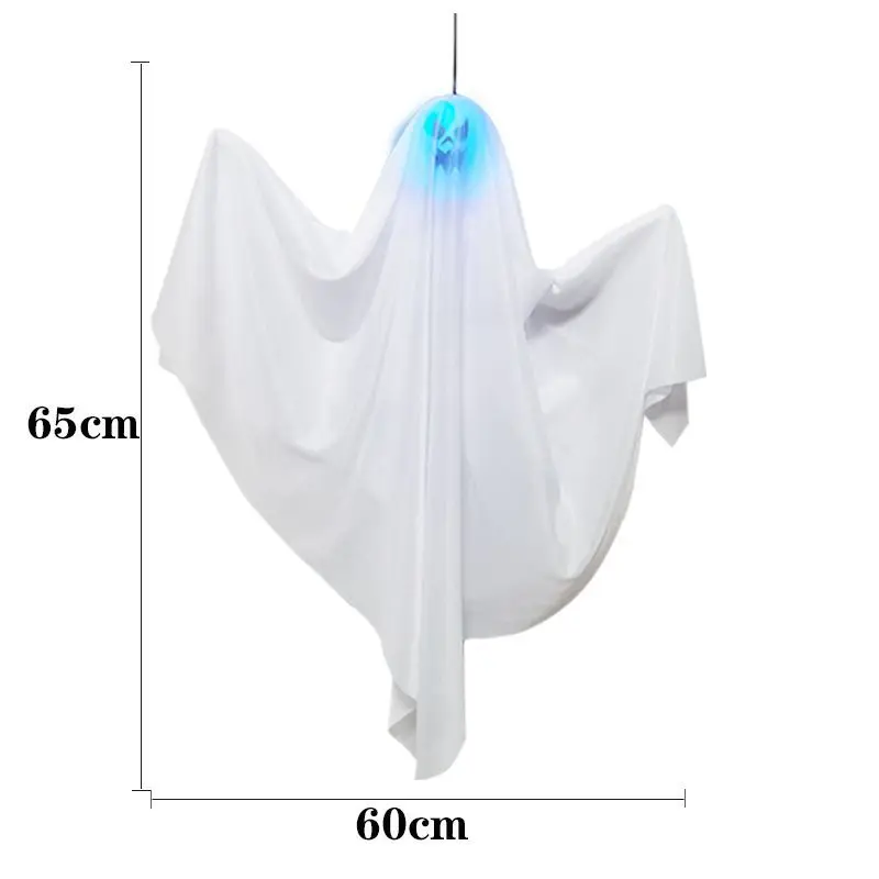 Halloween Glowing White Ghost Horror Decoration Scene Prop