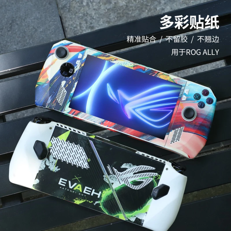 

Gamings Accessories Shell ROG Ally Skin Sticker Anime PVC Protective Vinyl Decal Anti Fingerprint Scratch Resistant Cover Case