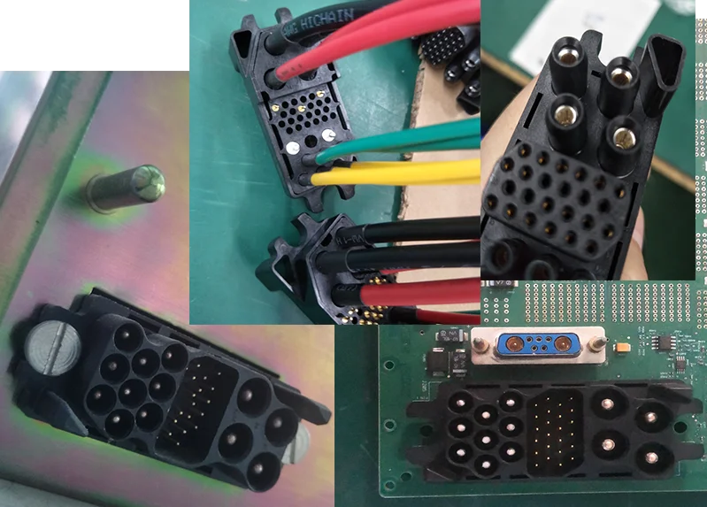 20-30KW Charging Module 4 Large Pins 75A UPS Power Storage Rectangular Power Connector 37 Pole