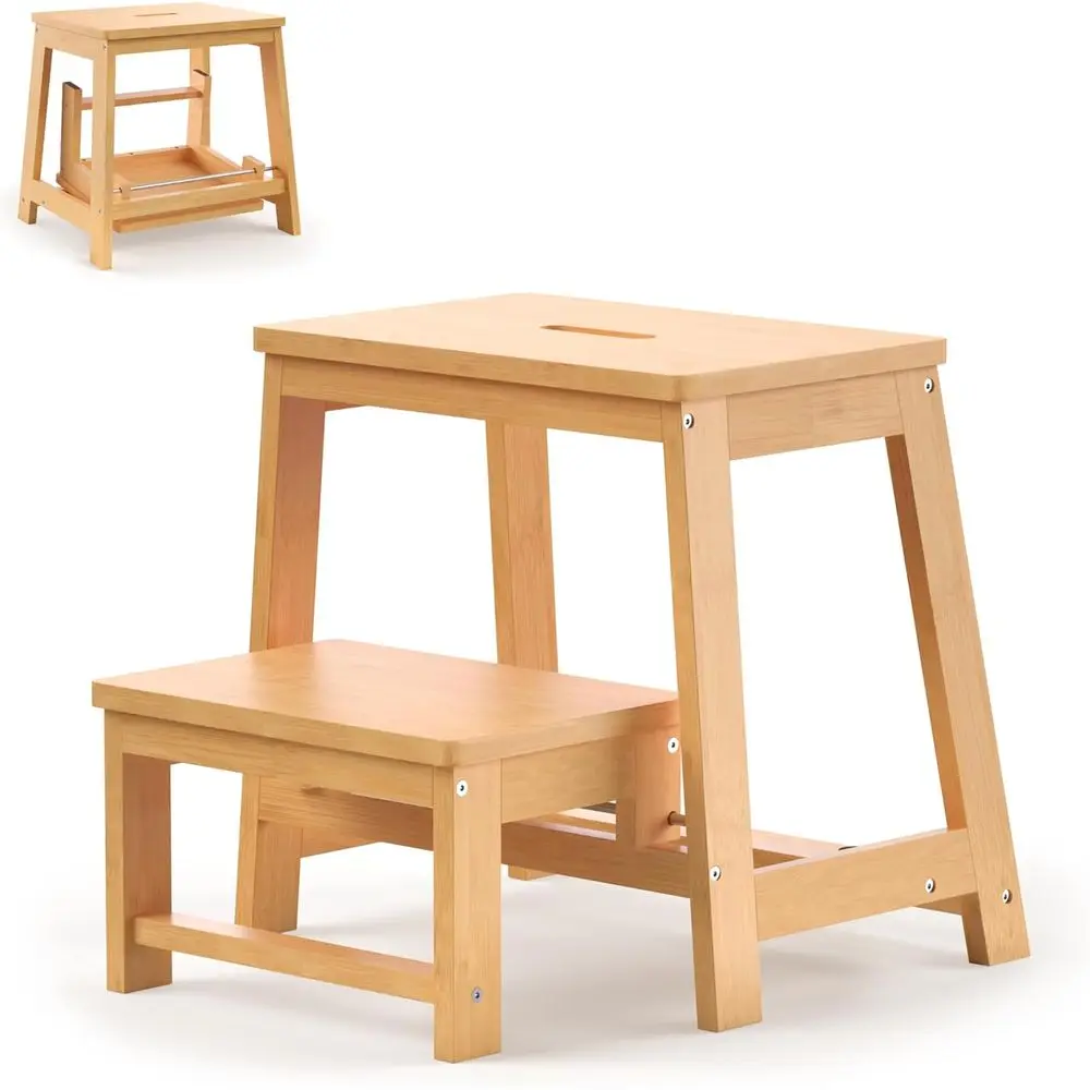 

Прочный многофункциональный складной табурет с широкой ступенькой для домашнего использования, выдерживающий до 400 фунтов (180 кг)