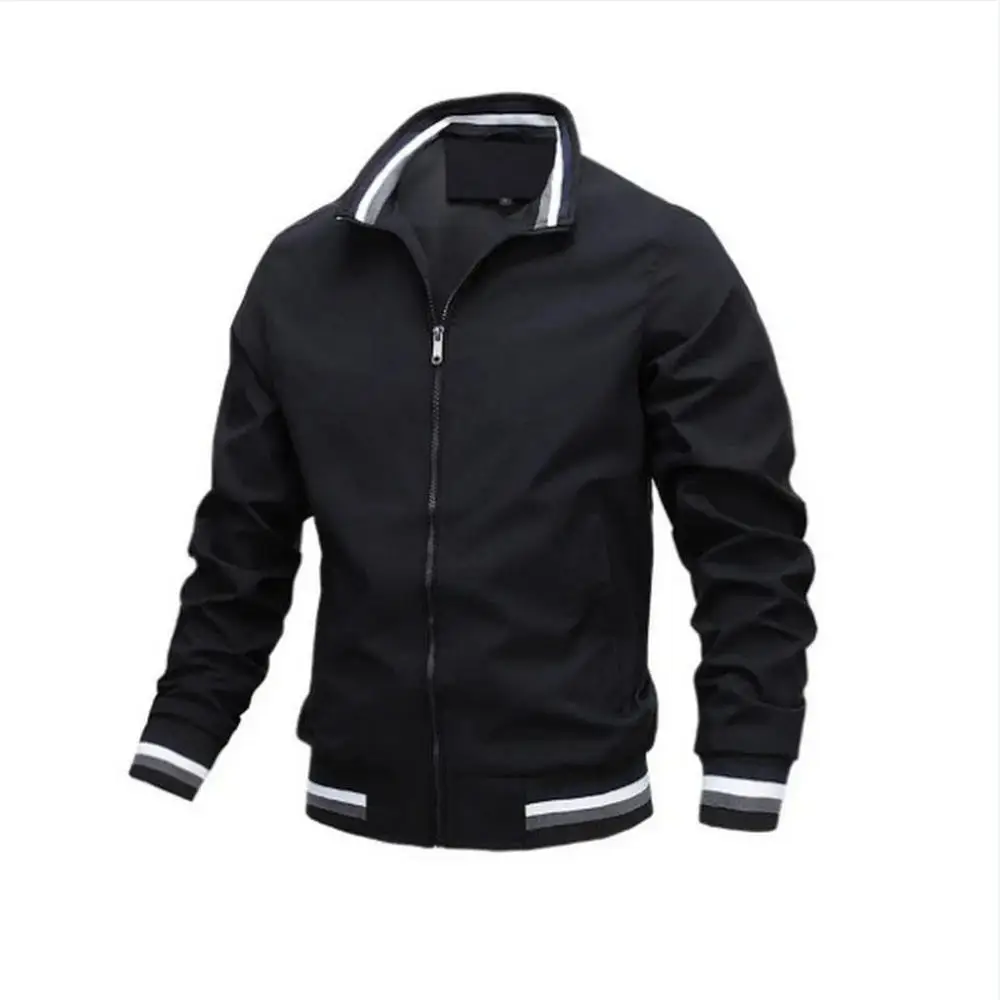 Heren Windjack Wit Casual Jack Mode Heren Outdoor Waterdichte Sportjas Lente Zomer Bomberjack Heren Kleding