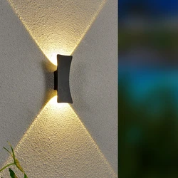 Outdoor Waterproof 6W LED Wall Lamp Simple Style Home Decor LED Courtyard Gate Terrace Balcony Garden Porch Wall Light AC85-265V