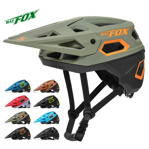 Casco de ciclismo BATFOX, casco de ciclismo de velocidad MTB, casco de ciclismo Original especializado para bicicleta de montaña moldeado integralmente