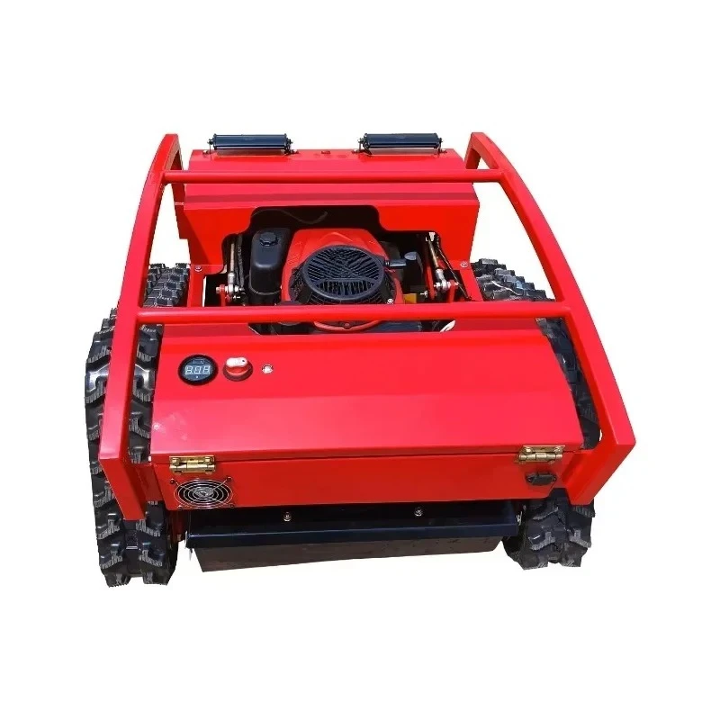 196cc Remote Control  Weed Mowing Machine All-Terrain Slope Lawn Mower All Terrain Tracking Remote Control RC