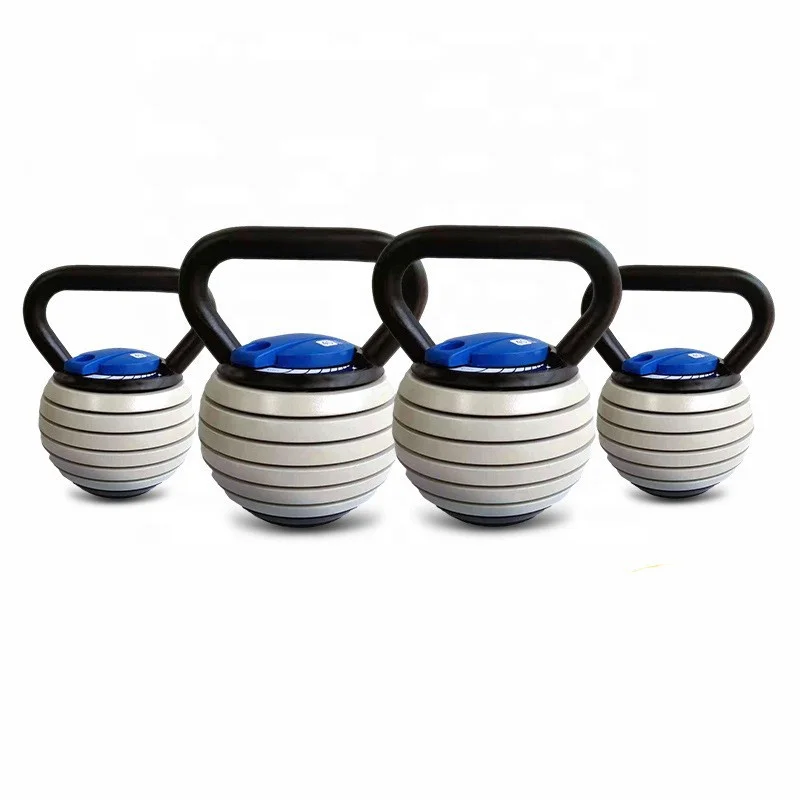 Mężczyźni kobiety dom sprzęt do fitnessu 20lb 40lb Kettlebell regulowany własne Logo Kettlebell