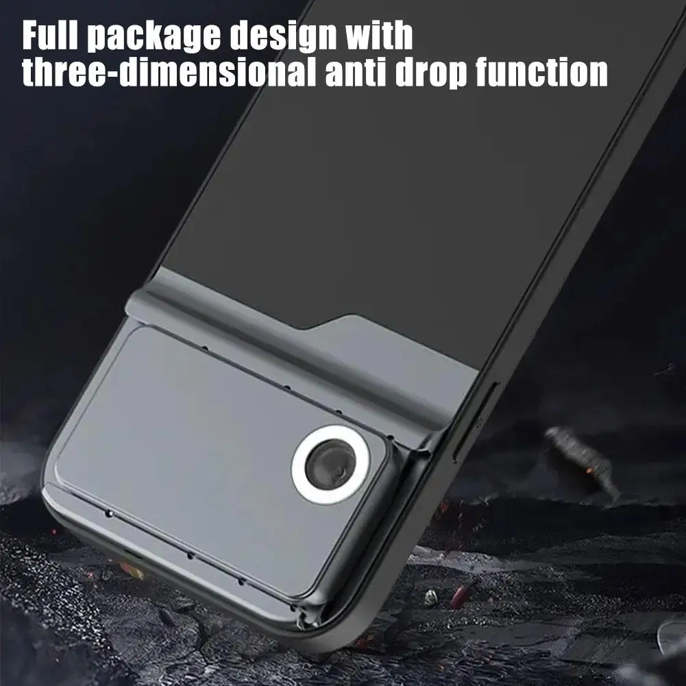 

For Iphone15/14promax Mobile Phone Case Microscope And Phone Mobile Anti-fall Microscope 400x Lens Protection Case M4P5