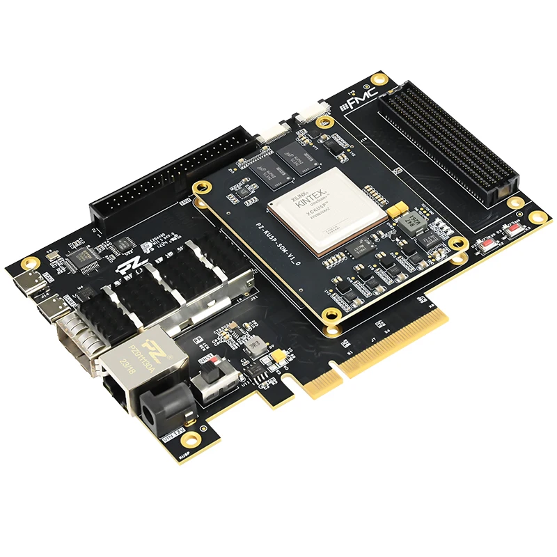 Puzhi FPGA Development Board Xilinx Kintex UltraScale+ XCKU5P Evaluation Kit MIPI QSFP28