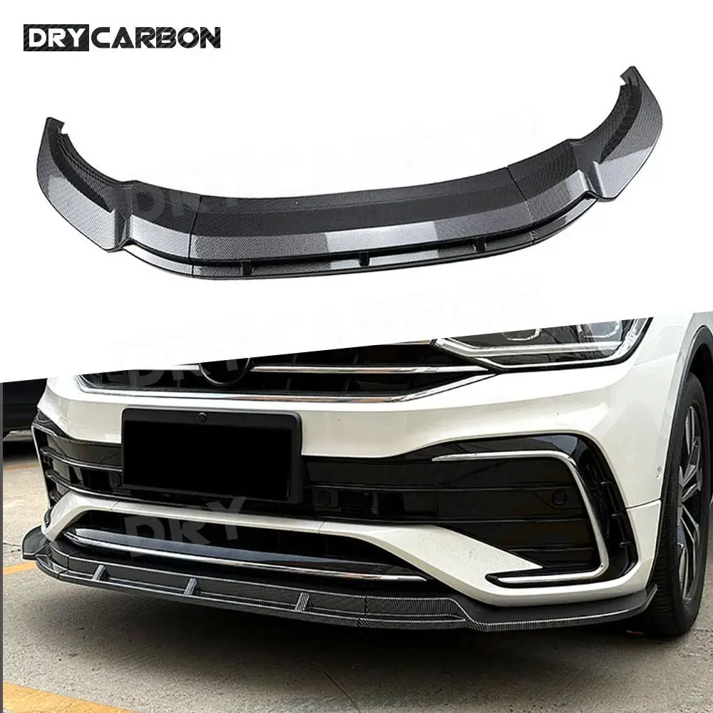 

Front Lip Spoiler Chin Shovel for Volkswagen Tiguan Rline 2021+ Car Styling Bodykits Front ABS Bumper Lip Diffuser Accessories