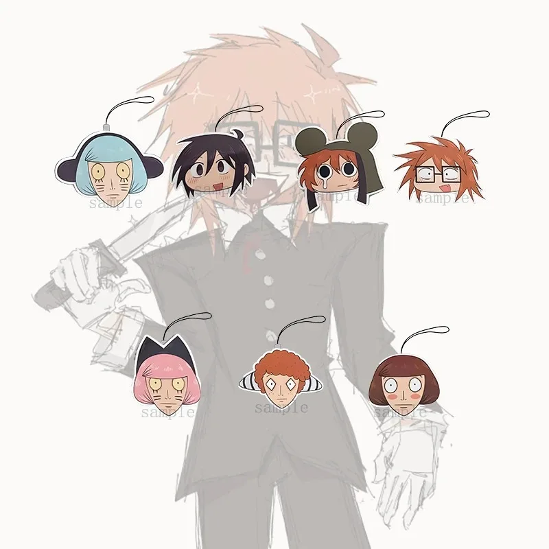 LLavero de Cosplay de Anime Ranfren Randal's Friends Randal Satoru, cadena acrílica para teléfono, colgante para bolso, llavero de dos caras, accesorio de fiesta