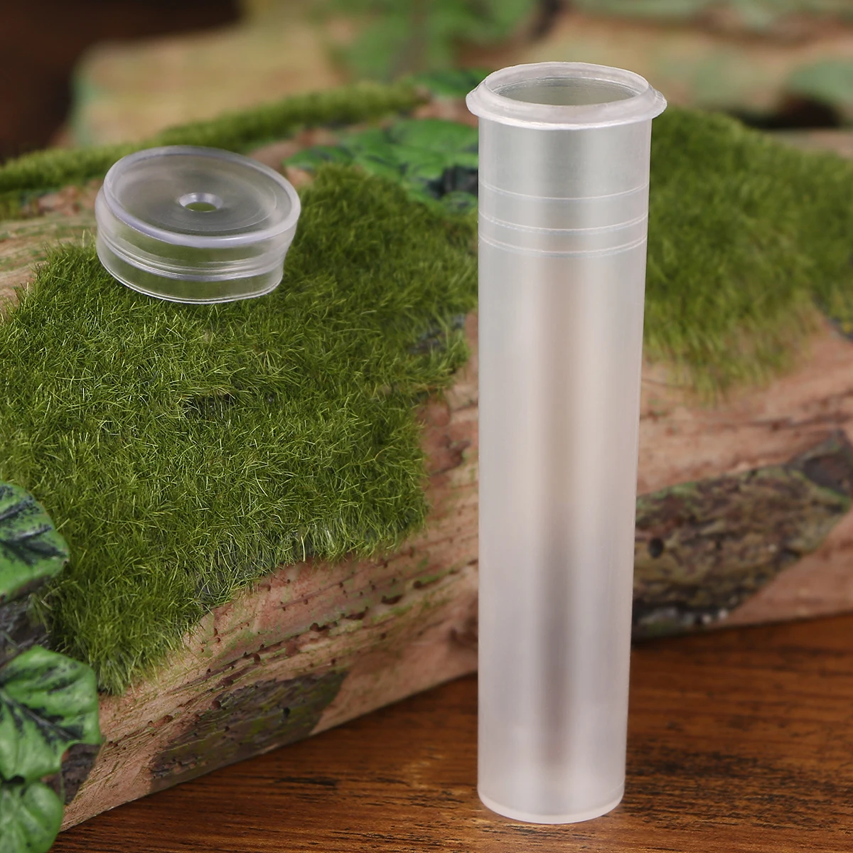 

50pcs Fresh Water Storage Plastic Nutrition Tube Transparent Flower Water Container For Florist Supplies Eco-Friendly Durable