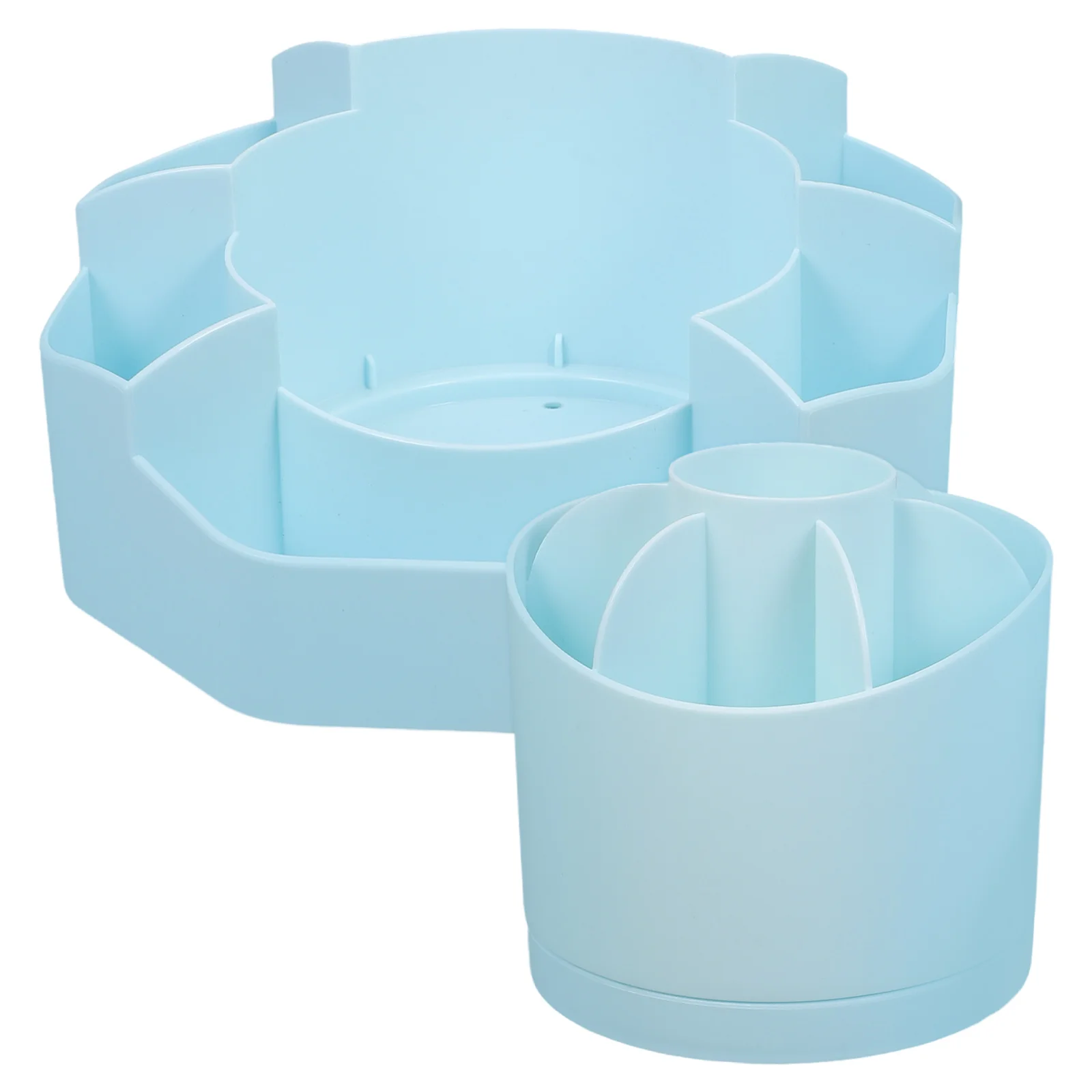 

Rotating Pen Holder Storage Box Desk ganization Pencil Cup Stationery Box Makeup Brush Holder Household Container