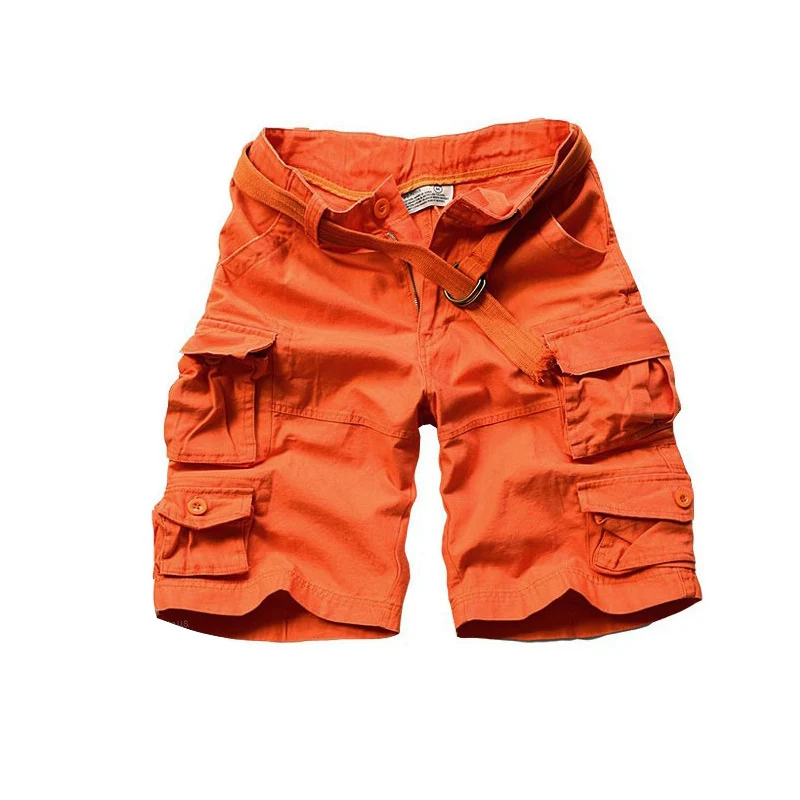 2025 New fashion vintage Men Shorts Style Army Camouflage Cargo Shorts plus belt - Image 3