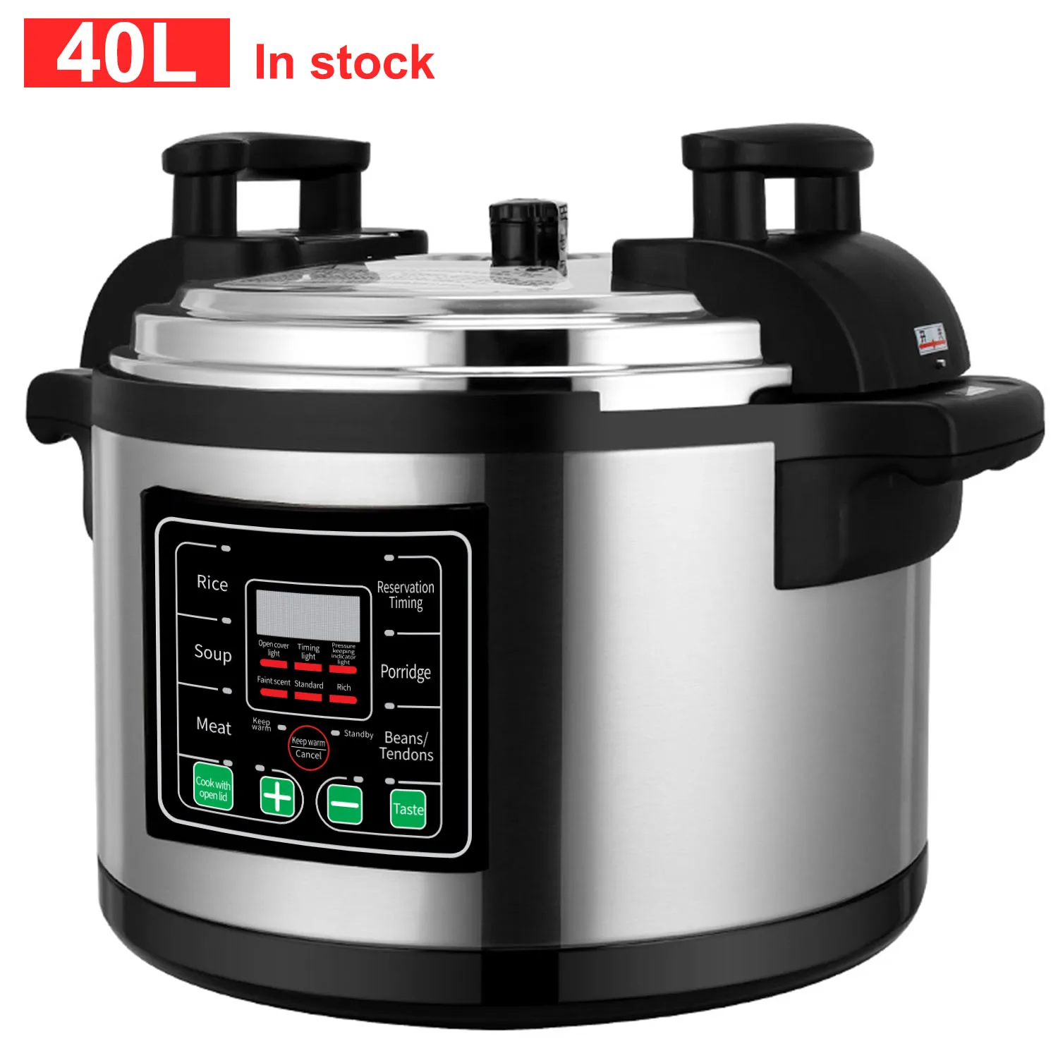 

Commercial Electric Pressure Cookers 50L 60L Large Industrial Heavy Duty Stainless Steel Multifunction High Quality In Stock
