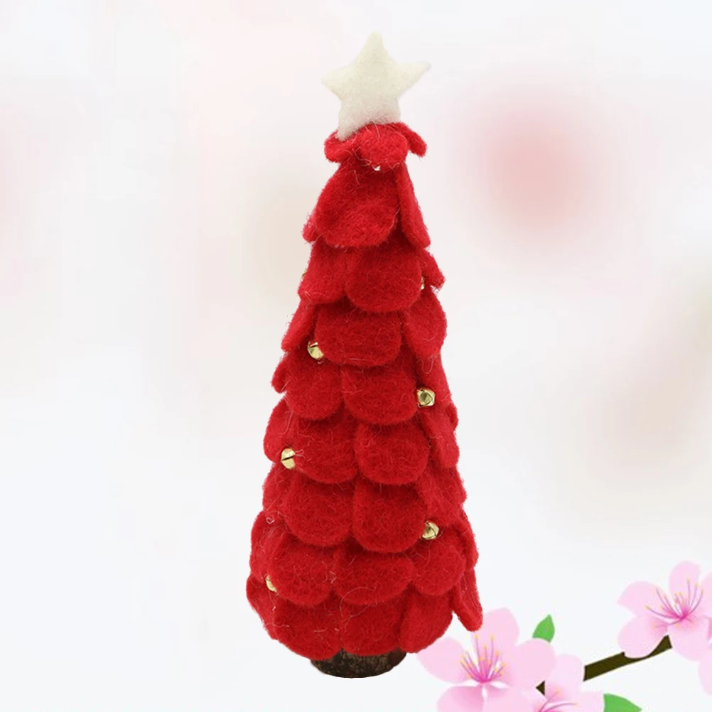 

Window Wooden Christmas Tree Xmas Ornaments for Trees Desktop Tabletop Decorating
