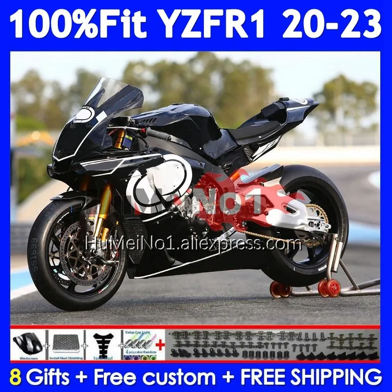 Injection For YAMAHA YZF R1 R 1 1000 YZF-R1 YZFR1 20 21 22 23 24 371No.77 YZF1000 2020 2021 2022 2023 PATA Black 2024 Fairing