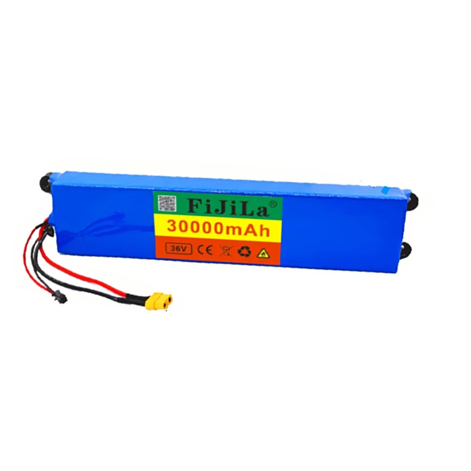 100% Genuine 36V 30Ah Lithium Ion Battery Pack, Suitable for  10s3p  M365  Pack Electric Scooter BMS + Charger