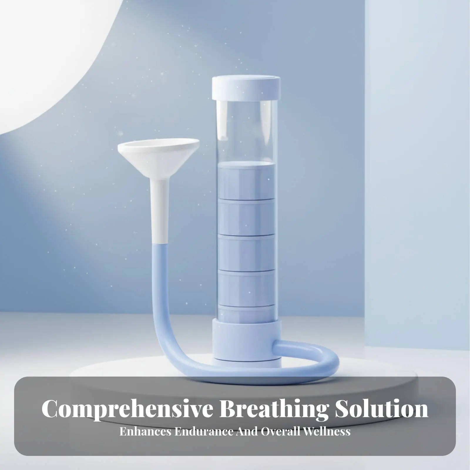 Respiratory Muscle device Lung Capacity Training Mouth pressure Device Easy to Use Stress Reduction for Fitness devotees