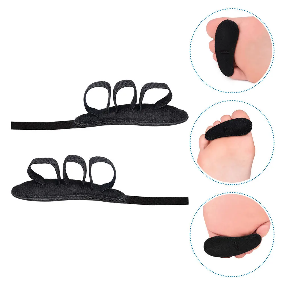 

2Pcs Toe Separator Bunion Corrector Foot Care Tool Valgus Correction Comfortable Reusable Toe Spacers for Overlapping Toes Women