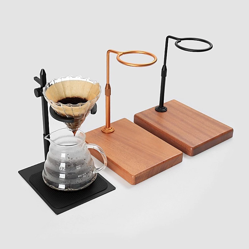 Coffee Hand Brewing Stand for V60 Type Filter Cup Filter Rack Hand Brewing Coffee Pot Set Adjustable Stand Barista Accessories