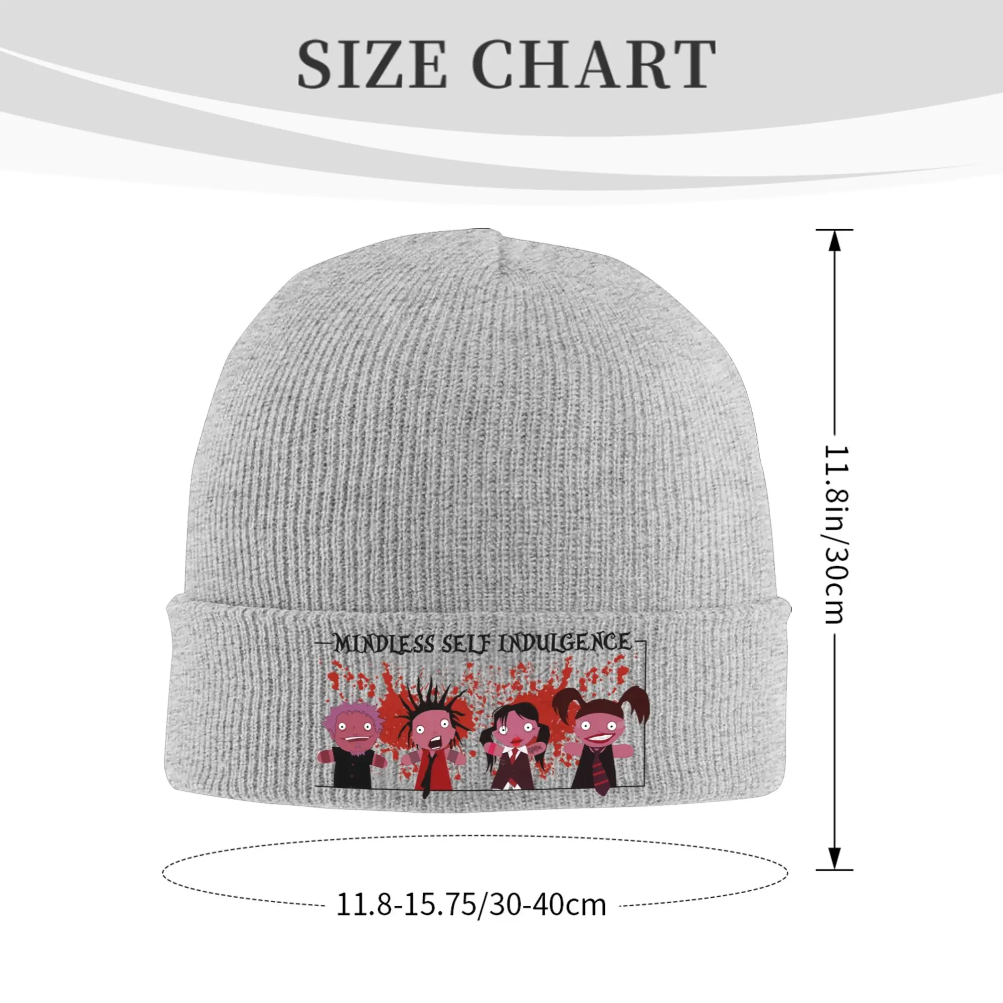 Mindless Self Indulgence If Knit Skull Beanie For Unisex  Warm Winter Skull Beanies Knitting Hat Cap