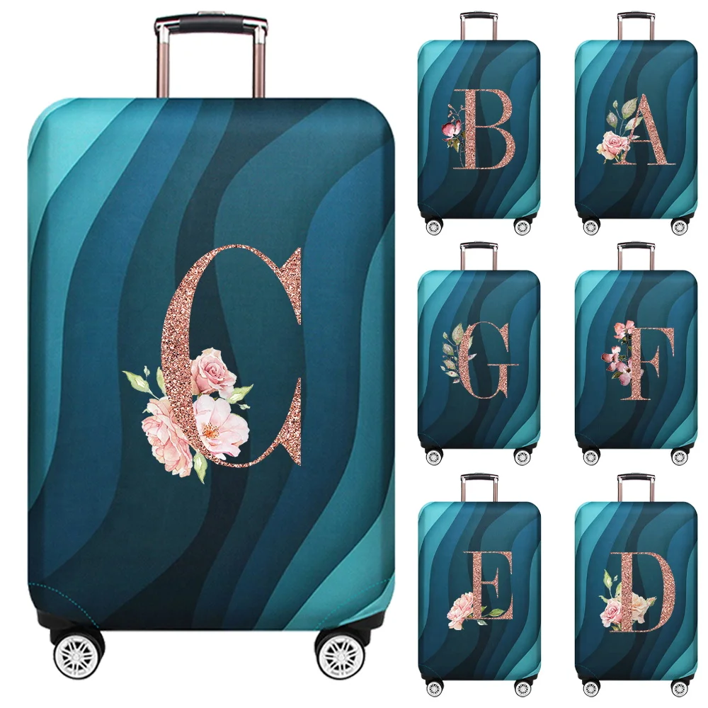 Fashion Travel Suitcase Elastic Protective Cover Luggage Cover Rose Gold Series Suitable for 18-32 Inch Suitcases