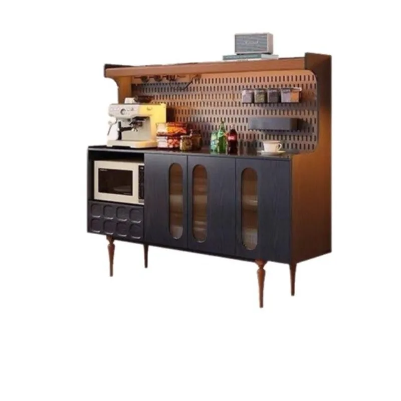 

Nordic medieval dining side retro simple storage French integrated solid wood living room against the wall kitchen locker