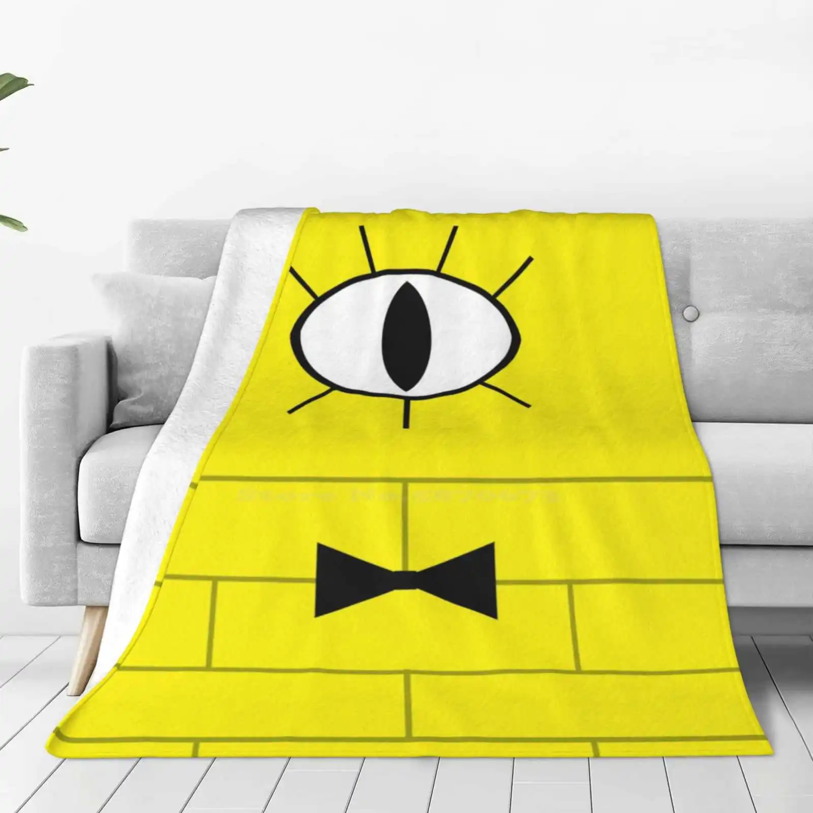 Bill Cipher Inspired Graphic Soft Warm Light Thin Blanket Bill Cipher Inspired Graphic