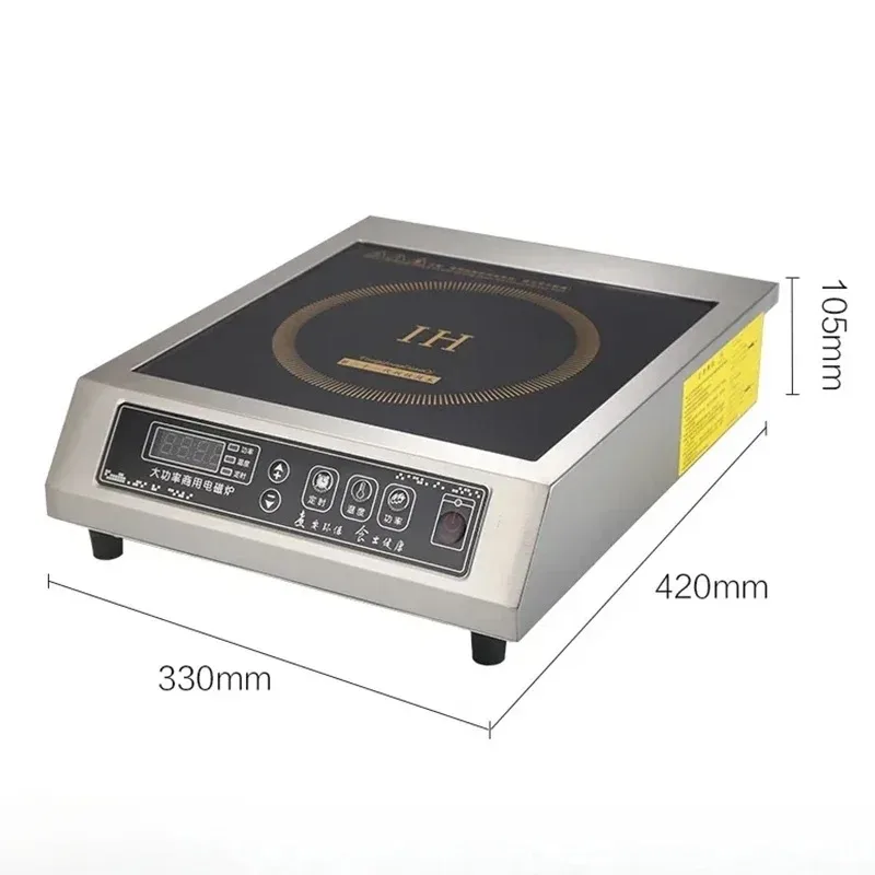 High Power Induction Cooker Commercial Household Stir Fry Cooker Hot Pot Stove Canteen Restaurant Commercial Electic Stove