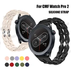 Replacement Strap For CMF Watch Pro 2 Smart Watch Band Silicone Bracelet For CMF by Nothing Watch Pro 2 Wristband Accessories